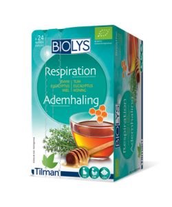 Infusion Respiration (thym - eucalyptus - miel) BIO, 24 sachets